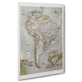 Antica Mappa America del Nord e Centro - Rio de Janeiro - Anno 1894